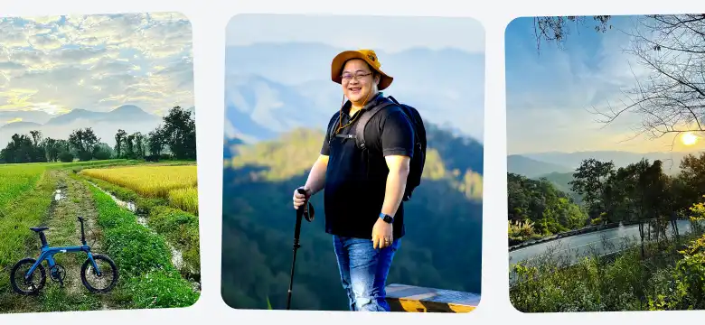 Menn in Pai, Thailand