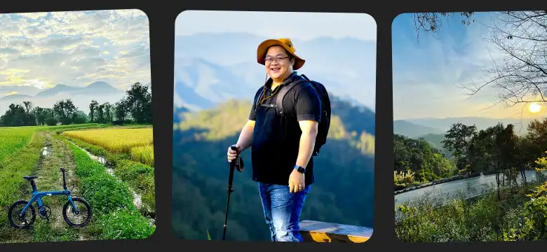 Menn in Pai, Thailand